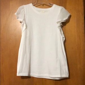 Kate spade ruffle sleeve tee